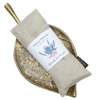 Bergkristal Oogkussen met lijnzaad & lavendel | YoZenga