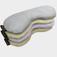 Stone Grey voorgevormd oogkussen met Lijnzaad & Lavendel vulling