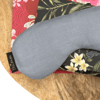 Stone Grey voorgevormd oogkussen met Lijnzaad & Lavendel vulling
