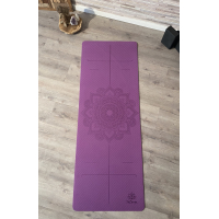 Yogamat Mandala Flower Violet Purple | Blue