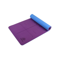 Yogamat Mandala Flower Violet Purple | Blue
