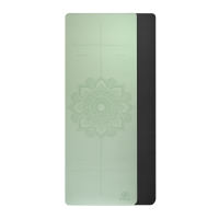 Yogamat Mandala Flower Matcha | Black