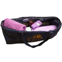 Yogatas Ohm Olifant Night blue, ruime yoga tas met rits voor mat & accessoires