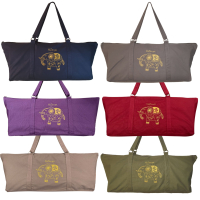 Yogatas Ohm Olifant Ruby Red, ruime yoga tas met rits voor mat & accessoires