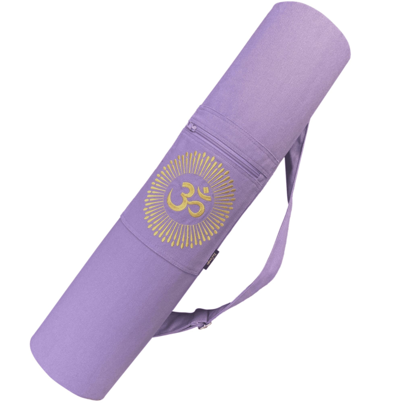 Yogatas Ohm Lovely Lilac, praktische yoga tas met trekkoord voor yogamatten