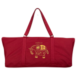 Yogatas Ohm Olifant Ruby Red, ruime yoga tas met rits voor mat & accessoires