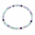 Fluorite Armband 4 mm – Balans & Helderheid