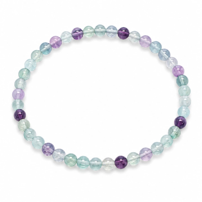 Fluorite Armband 4 mm – Balans & Helderheid