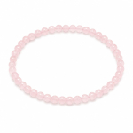  Rozenkwarts Armband 4 mm – Liefde & Harmonie