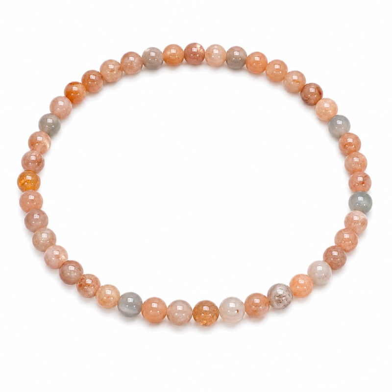 Sunstone Armband 4 mm – Positiviteit & Zelfvertrouwen