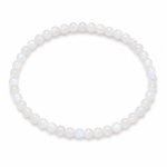 White Moonstone Armband 4 mm – Intuïtie & Innerlijke Balans