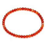 Carneool Armband 4 mm – Vitaliteit & Zelfvertrouwen