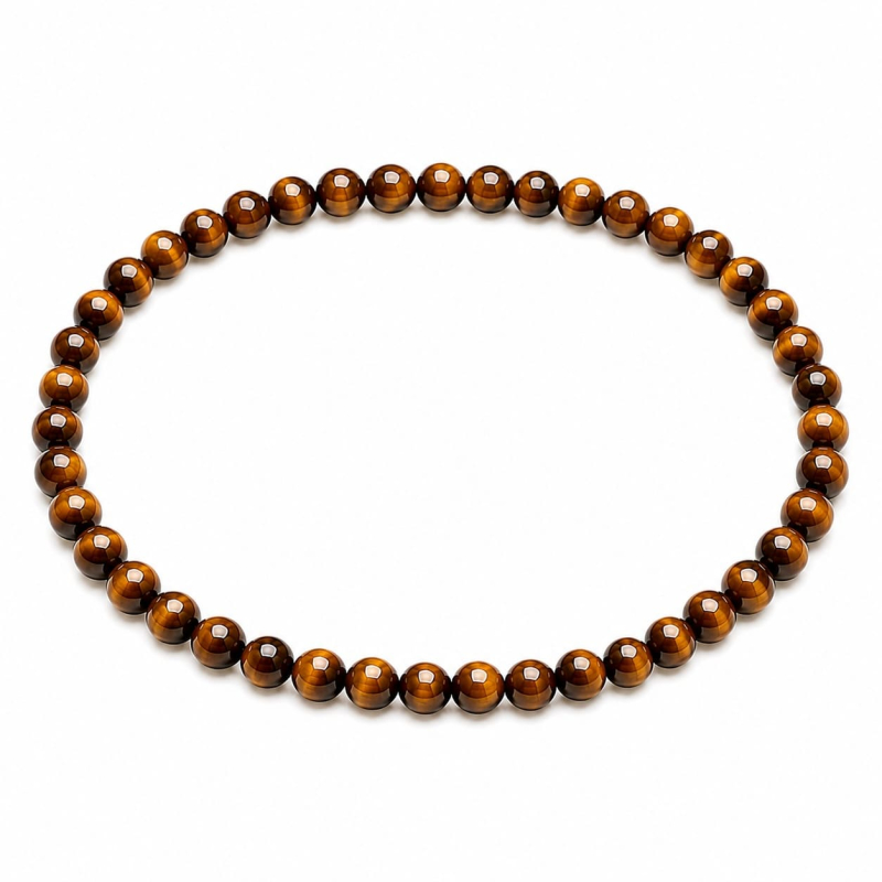 Tijgeroog Armband 4 mm – Focus & Bescherming