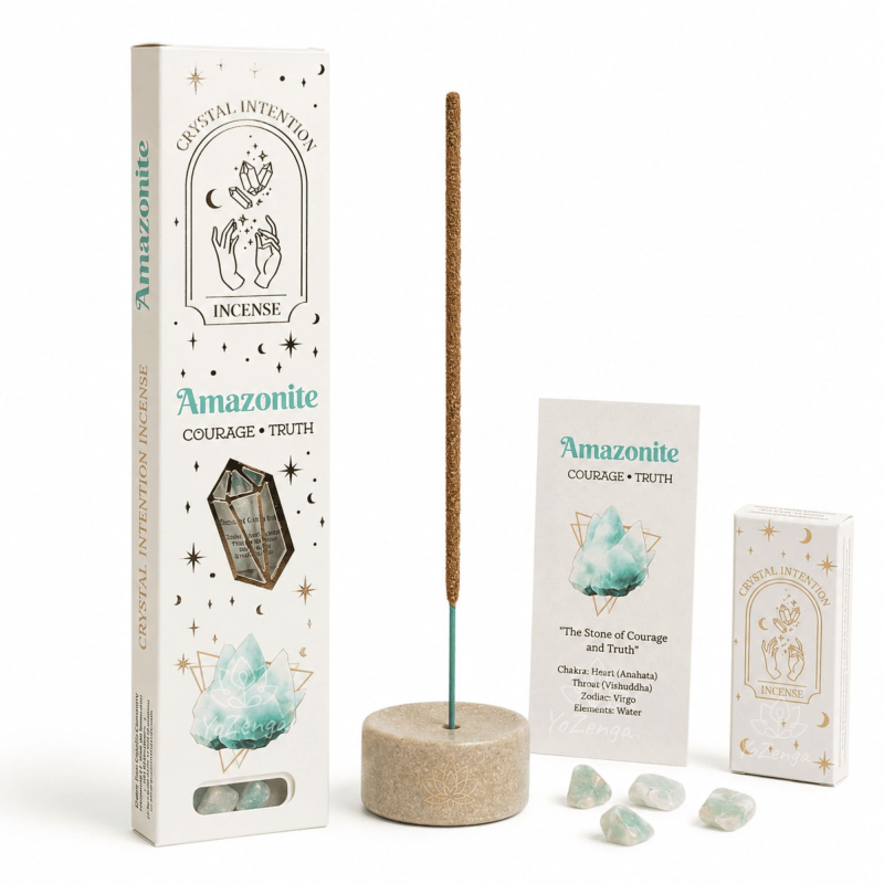 Crystal Intention Wierook Eucalyptus – Amazoniet