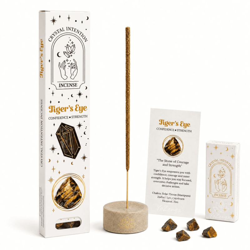 Crystal Intention Wierook Sandelhout – Tiger’s Eye