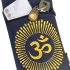 YoZenga yogatas Ohm Indigo Blue met trekkoord YoZenga yogatas Ohm Indigo Blue met trekkoord