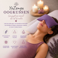 Amethist Oogkussen met lijnzaad & lavendel | YoZenga