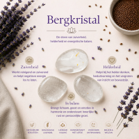 Bergkristal Oogkussen met lijnzaad & lavendel | YoZenga