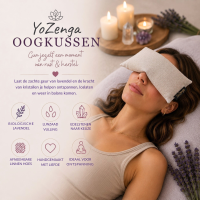 Bergkristal Oogkussen met lijnzaad & lavendel | YoZenga