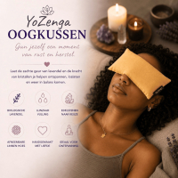 Gouden Driehoek Oogkussen met lijnzaad & Lavendel