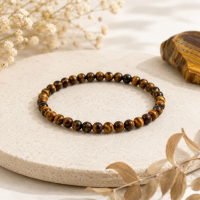 Tijgeroog Armband 4 mm – Focus & Bescherming